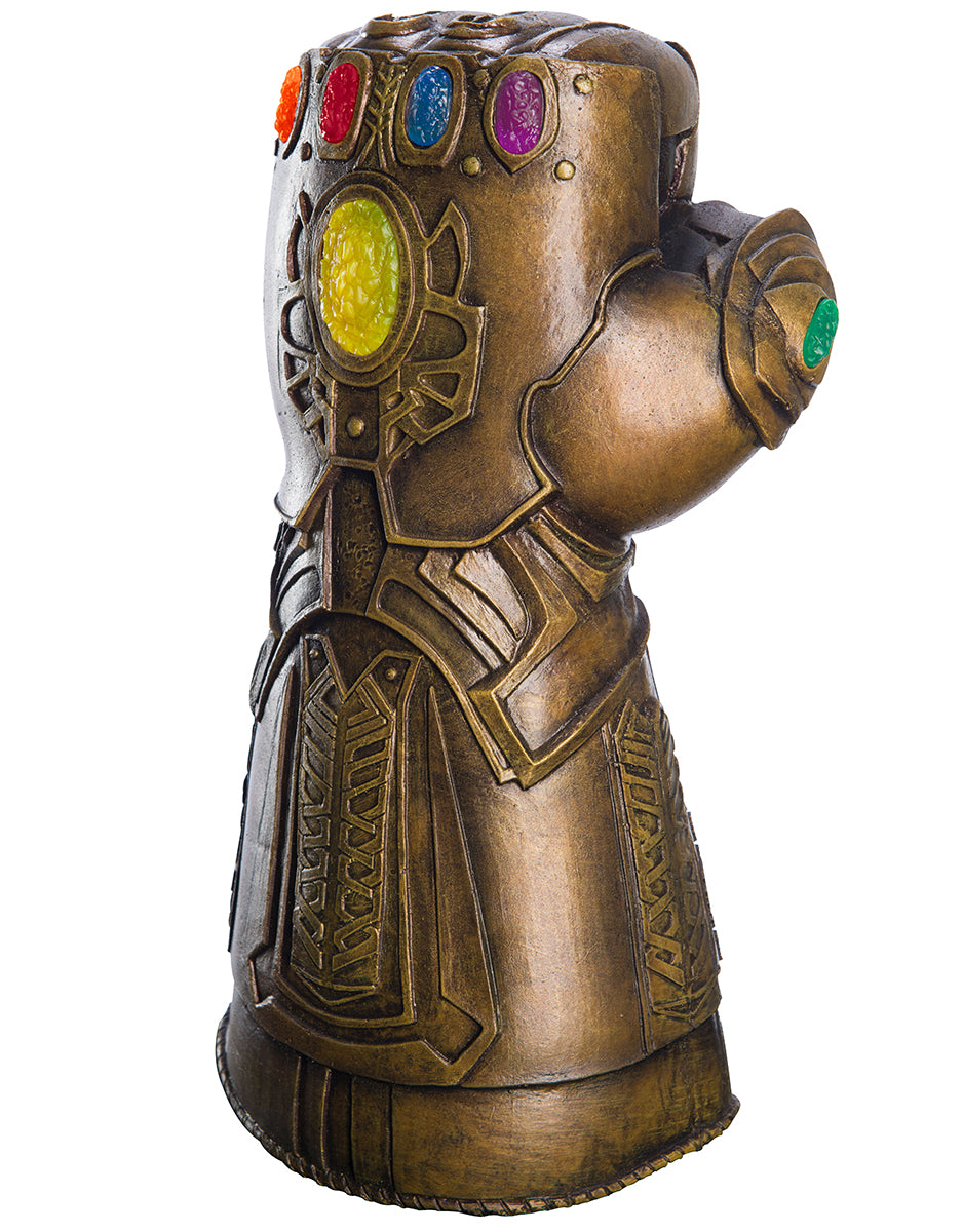 Avengers Endgame Thanos Infinity Gauntlet costume accessory for kids.