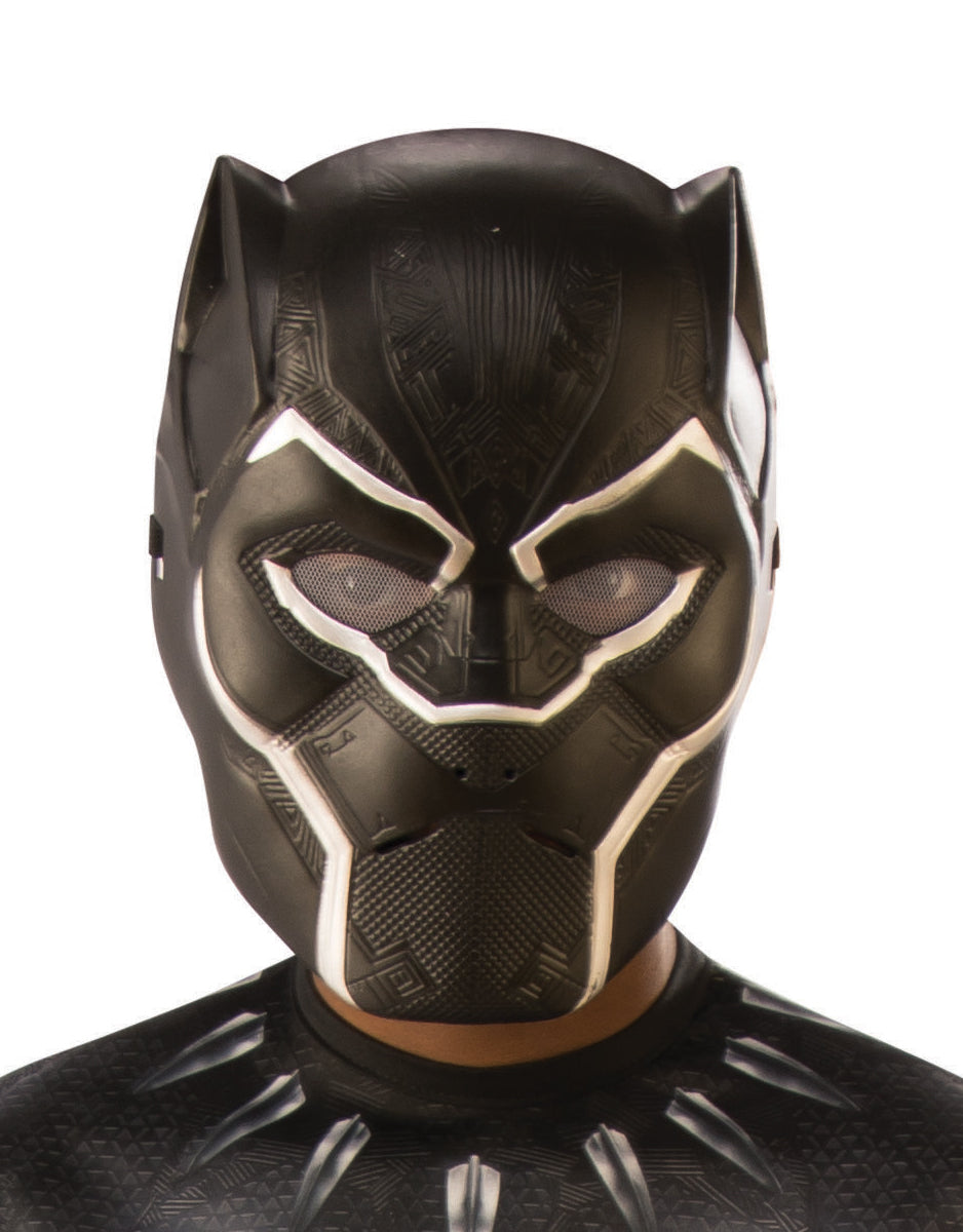 Avengers Endgame Black Panther half injection mask costume accessory for kids.