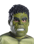 Marvel Hulk three quarter mask costume accessory for adults.