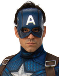 Avengers Endgame Captain America half mask costume accessory for adults.