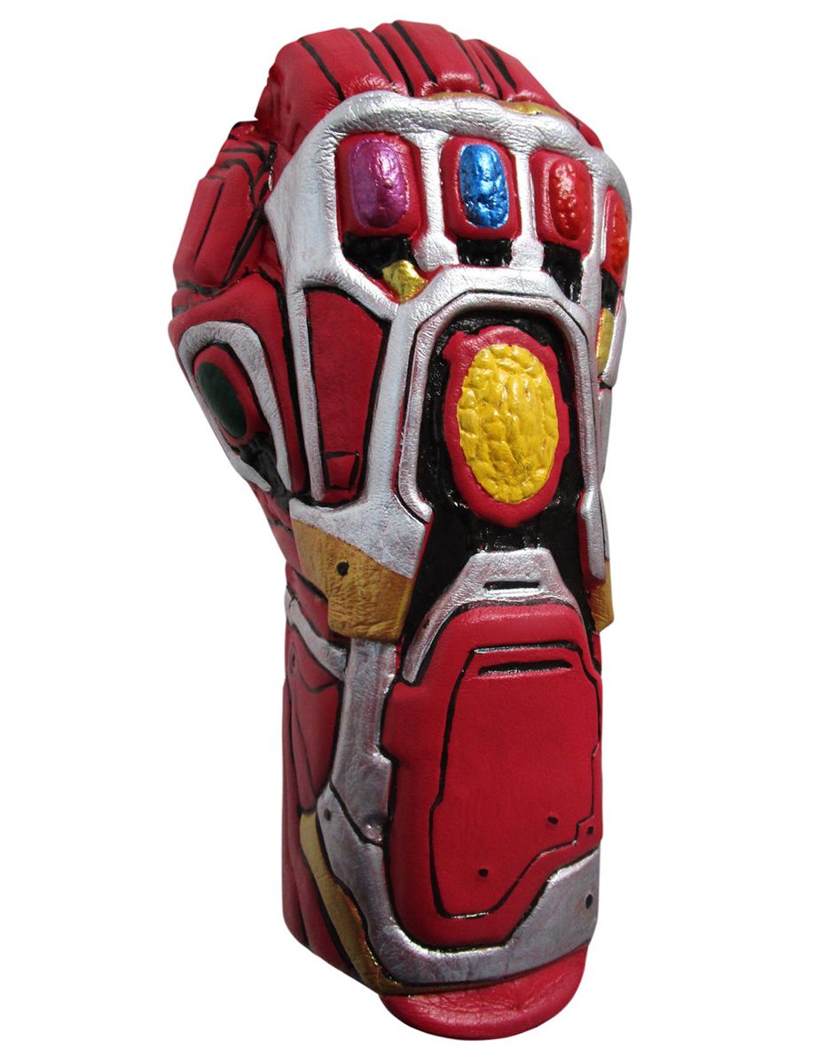 Avengers Endgame Iron Man nano gauntlet costume accessory for kids.