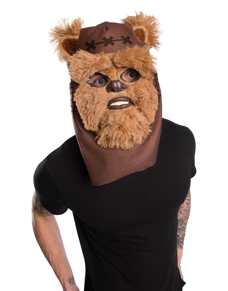 Star Wars Ewok movable jaw mask costume accessory for kids.