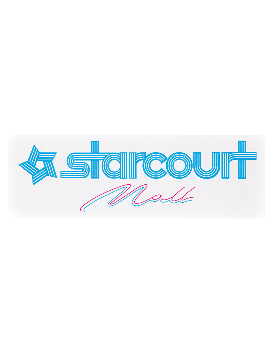 Stranger Things Starcourt Mall sign costume accessory for adults.