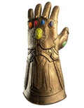 Avengers Endgame Thanos latex Infinity Gauntlet costume accessory for kids.