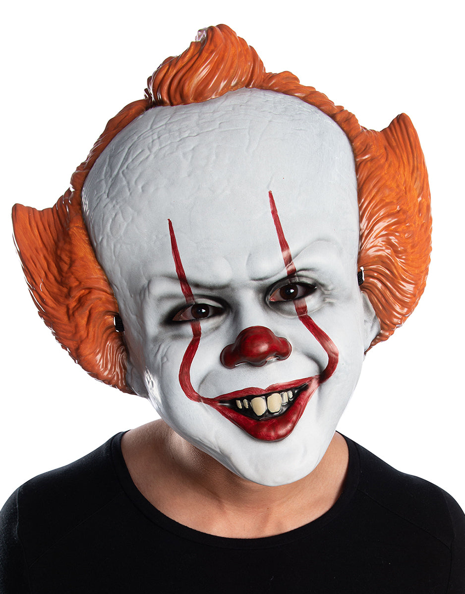 IT Pennywise vacuform mask costume accessory for adults.