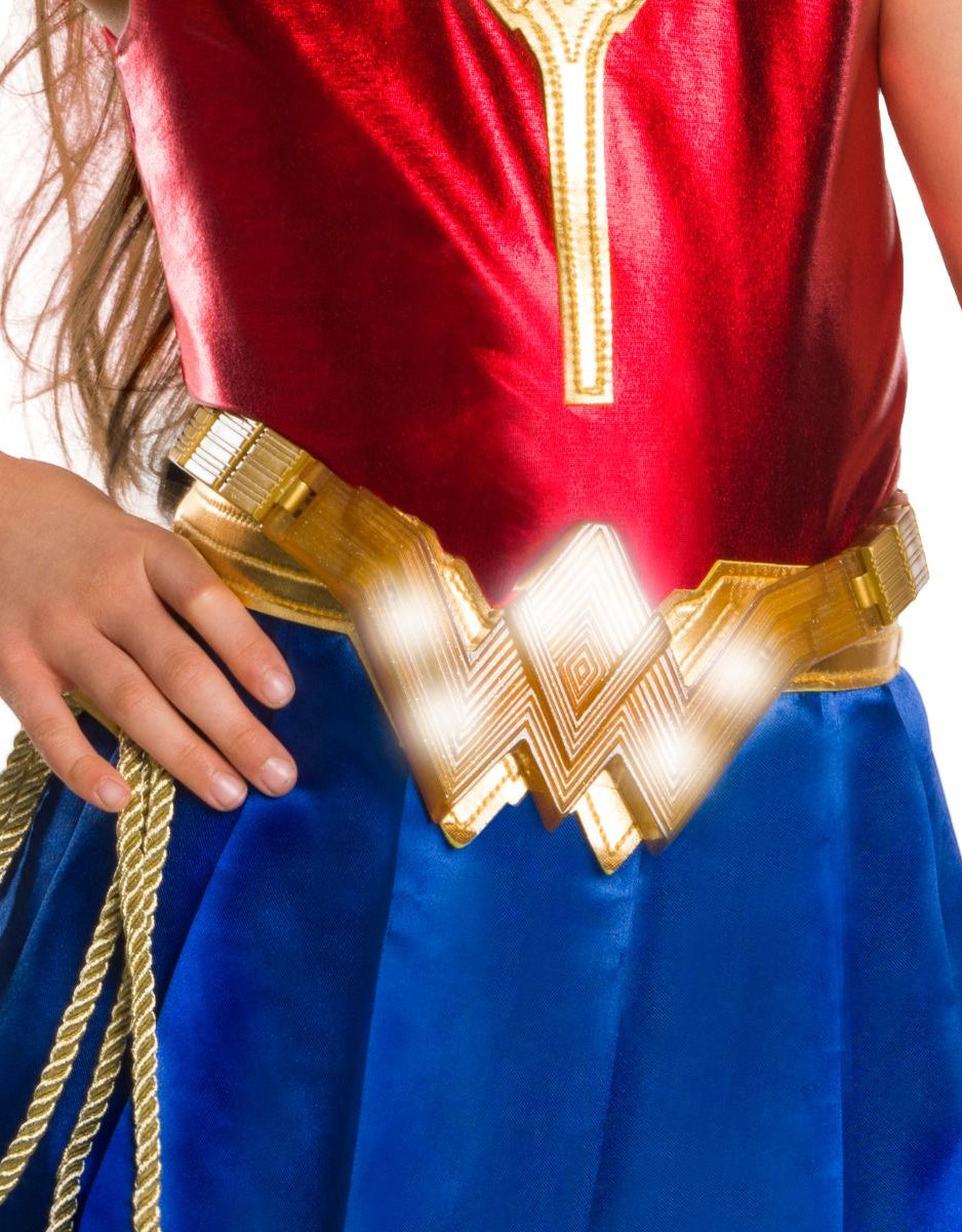 Wonder Woman 1984 light up belt costume accessory for kids.