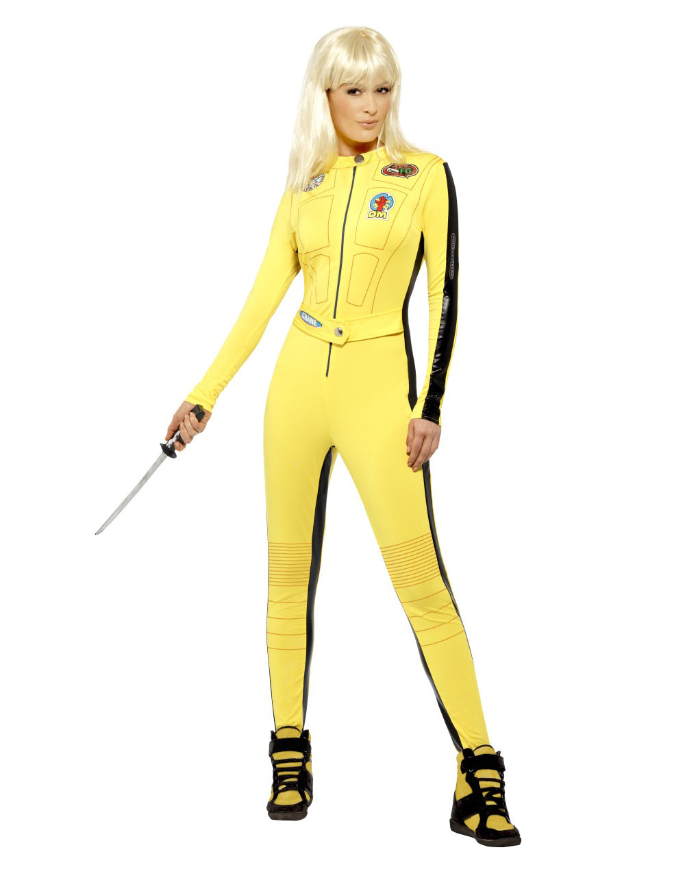 Kill Bill yellow jumpsuit costume for women.