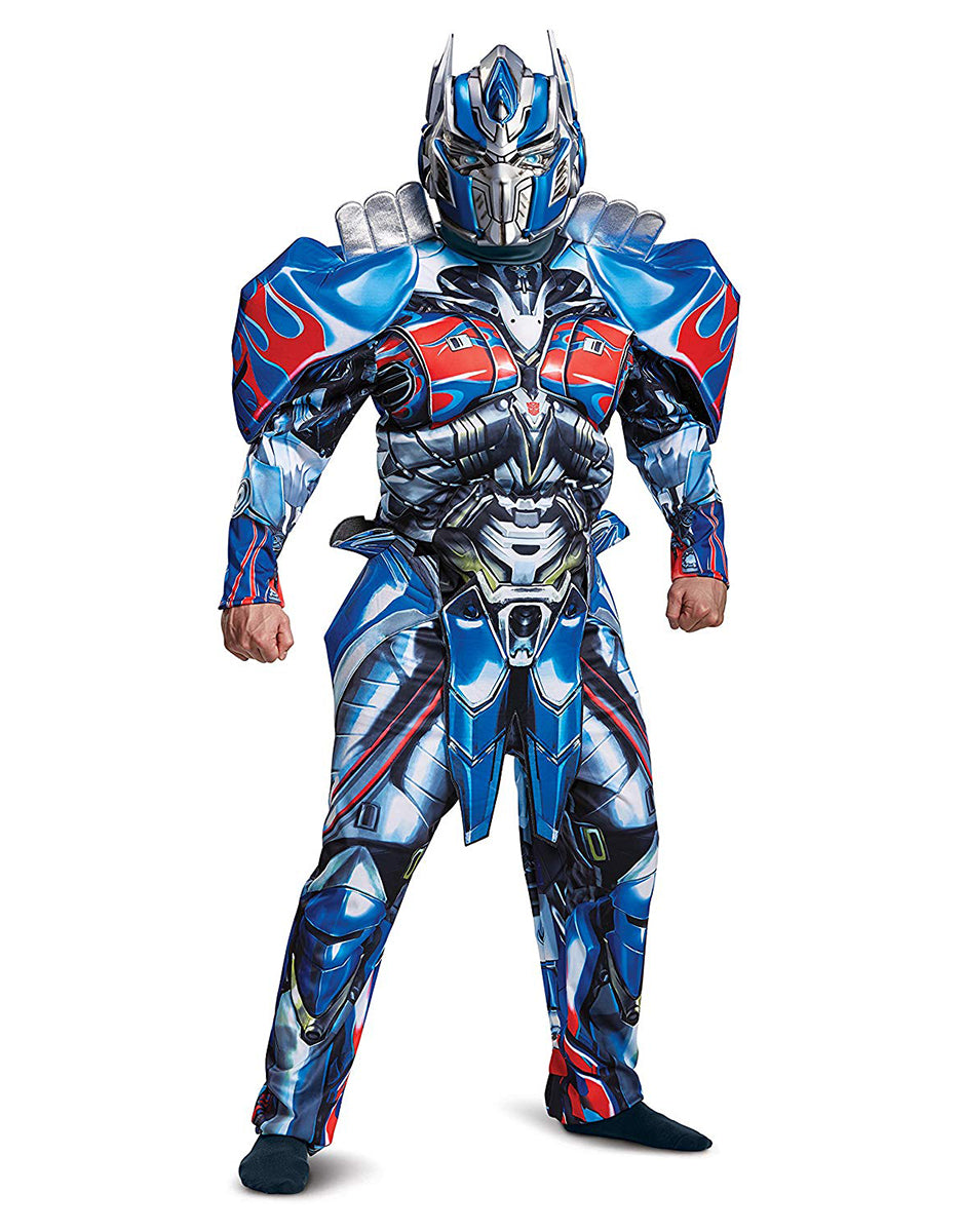 Transformers Last Knight Optimus Prime deluxe costume for adults.