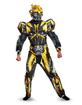 Transformers Last Knight Bumblebee deluxe costume for adults.