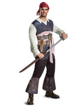 Pirates of the Caribbean Dead Men Tell No Tales Jack Sparrow costume for adults.
