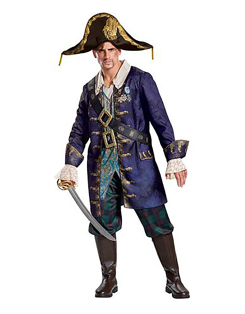 Pirates of the Caribbean Dead Men Tell No Tales Barbossa deluxe costume for adults.