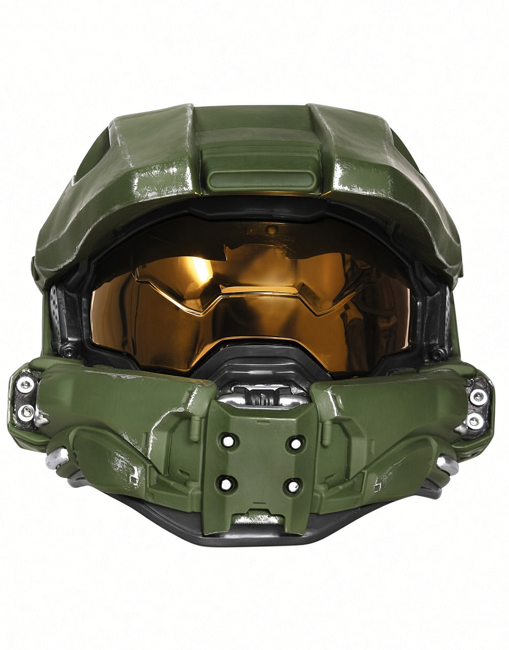 Halo Master Chief light-up deluxe helmet costume accessory for adults.
