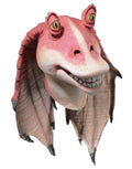 Star Wars Jar Jar Binks full overhead latex mask costume accessory for adults.