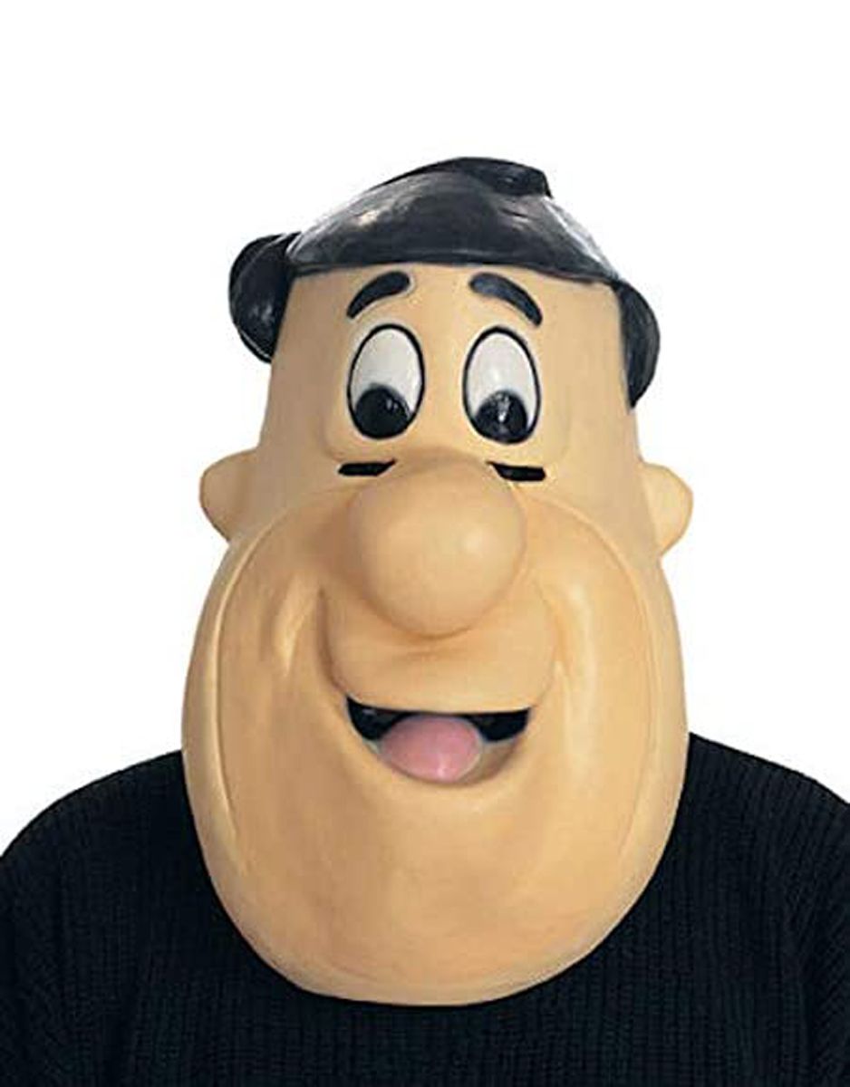 The Flintstones Fred Flintstone mask costume accessory for adults.