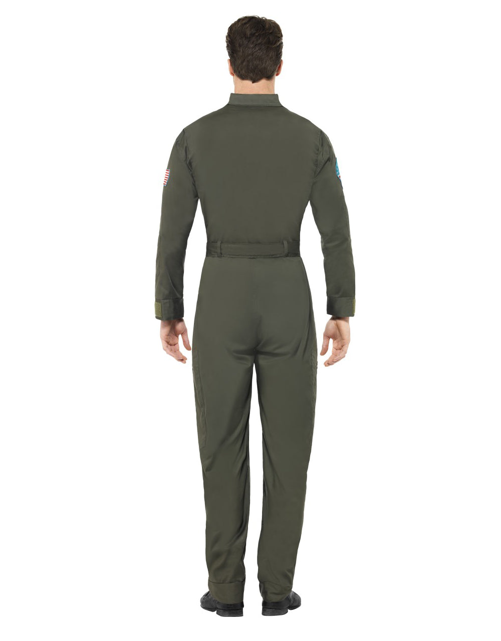 Top Gun deluxe jumpsuit costume for adults.