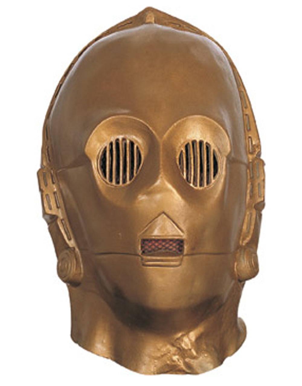 Star Wars C-3PO full overhead mask costume accessory for adults.