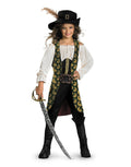 Pirates of the Caribbean Angelica deluxe costume for kids.