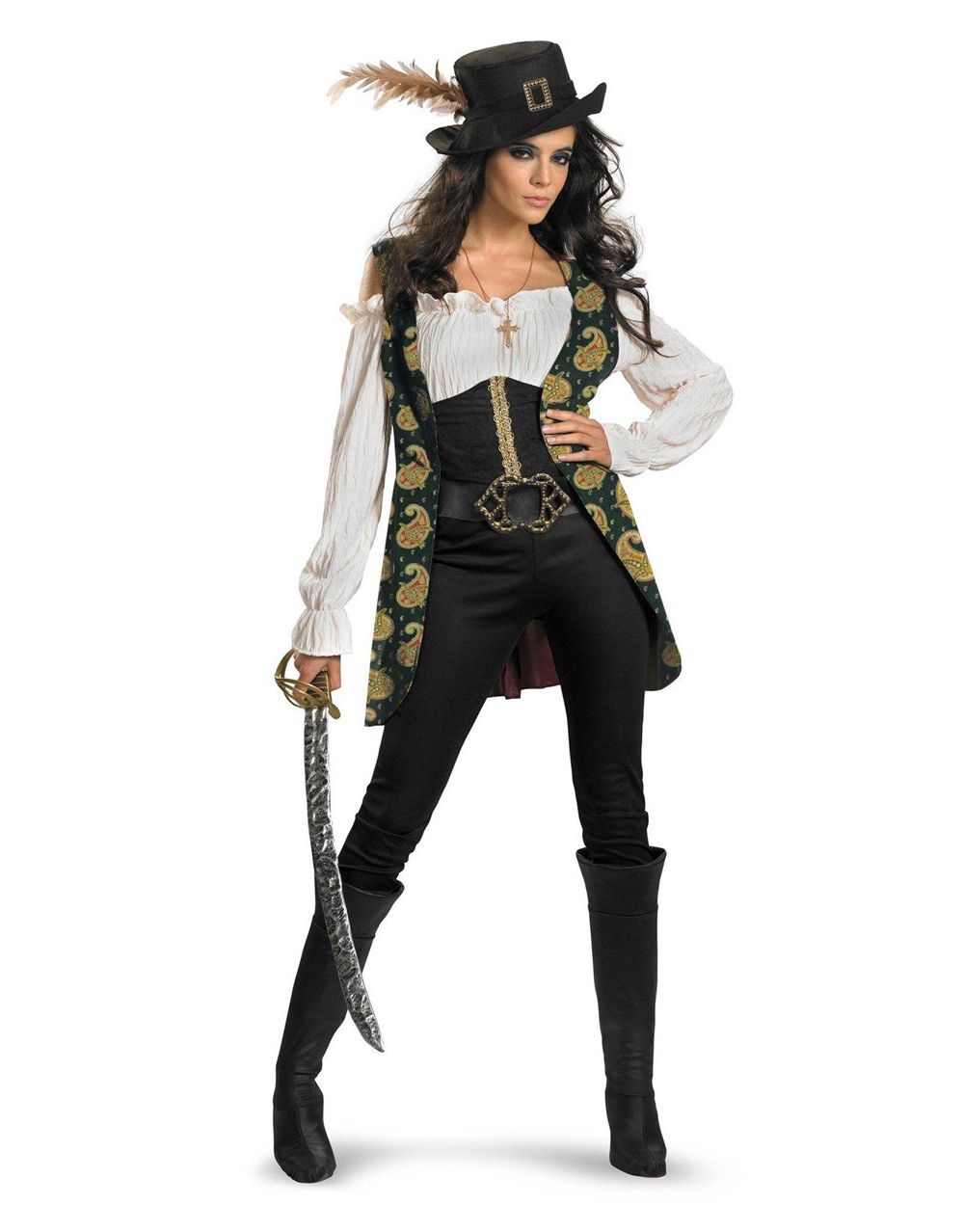 Pirates of the Caribbean Angelica deluxe costume for women.