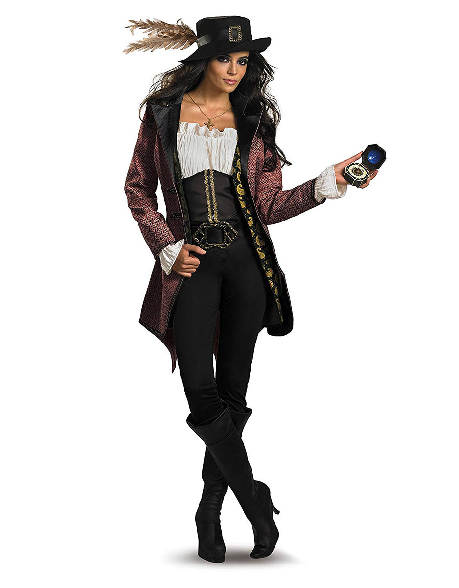 Pirates of the Caribbean Angelica prestige costume for women.