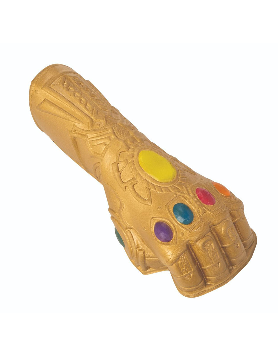 Avengers Infinity War Thanos gauntlet glove costume accessory for kids.