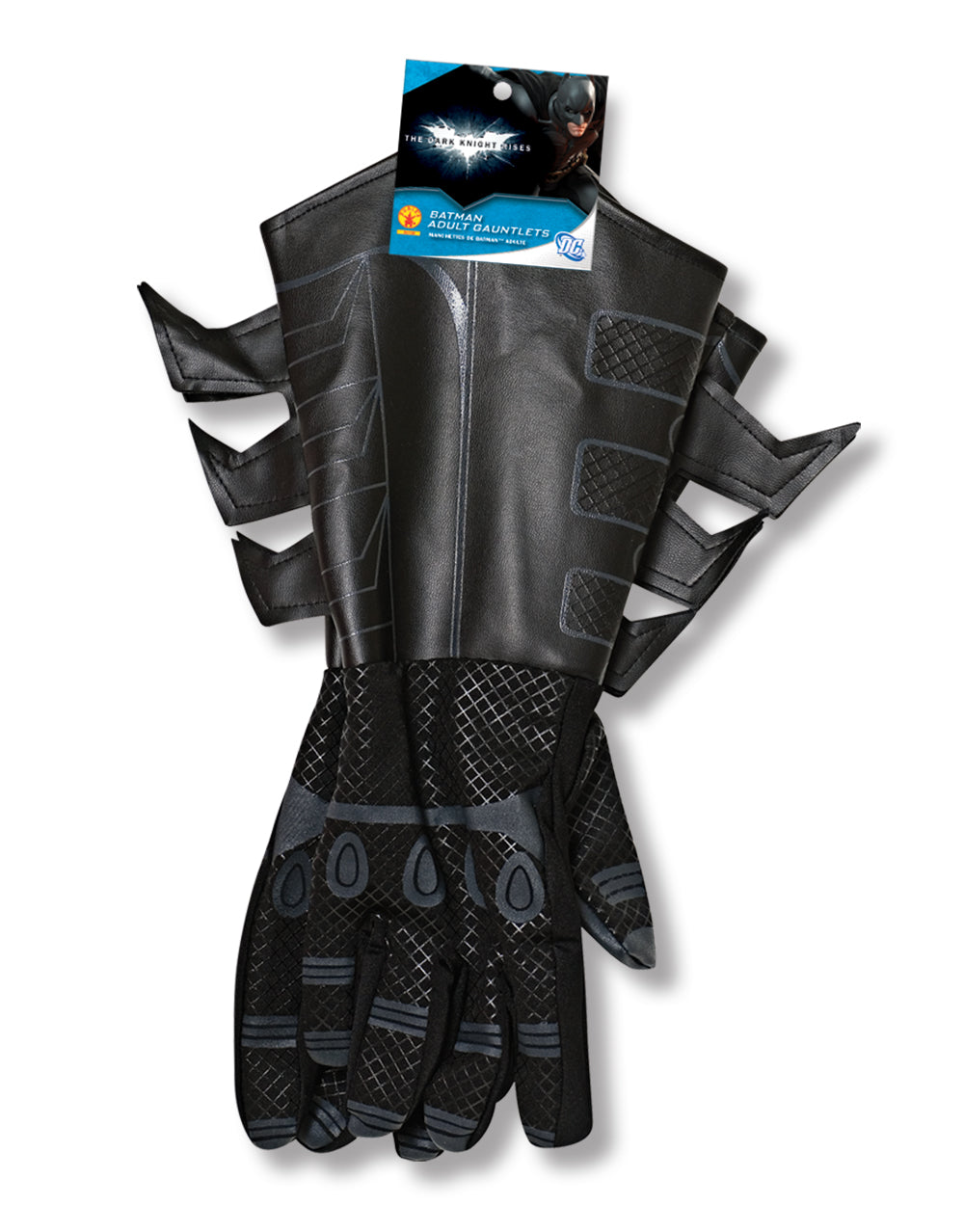 The Dark Knight Batman gauntlets costume accessory for adults.