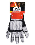Star Wars Captain Phasma gloves costume accessory for kids.