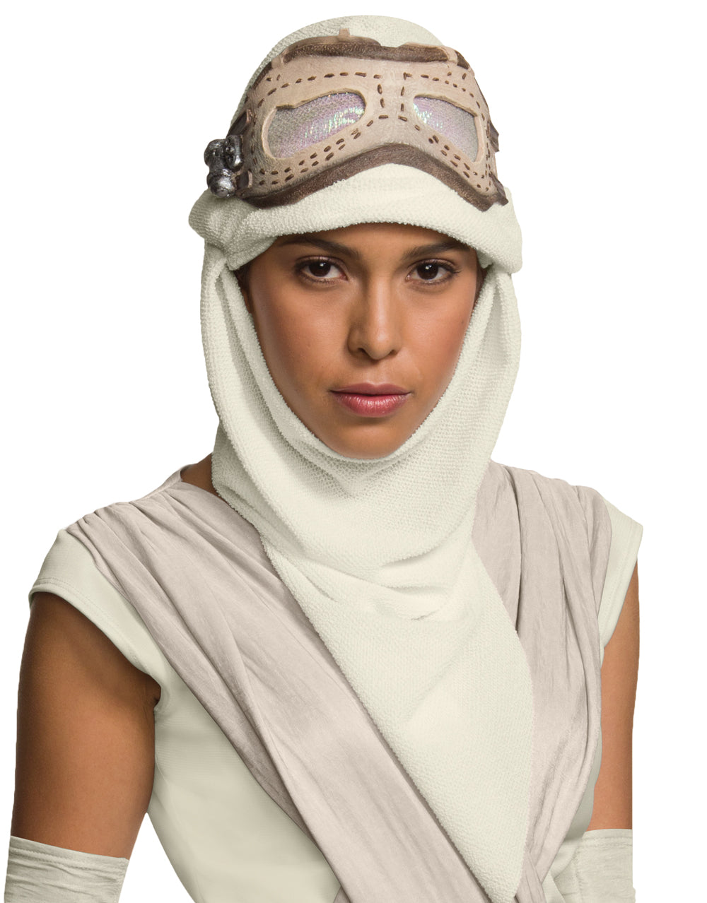Star Wars Rey eye mask hood costume accessory for women.