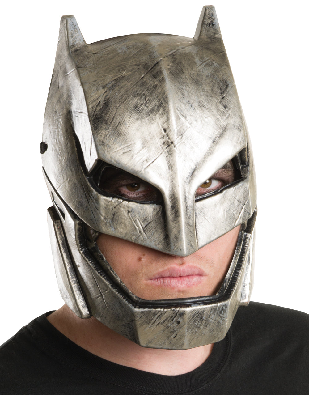 Batman v Superman Armored mask costume accessory for adults.