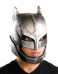 Batman v Superman Armored Justice mask costume accessory for kids.
