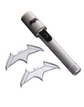 Batman v Superman Batman batarangs and safety light costume accessory for kids and adults.