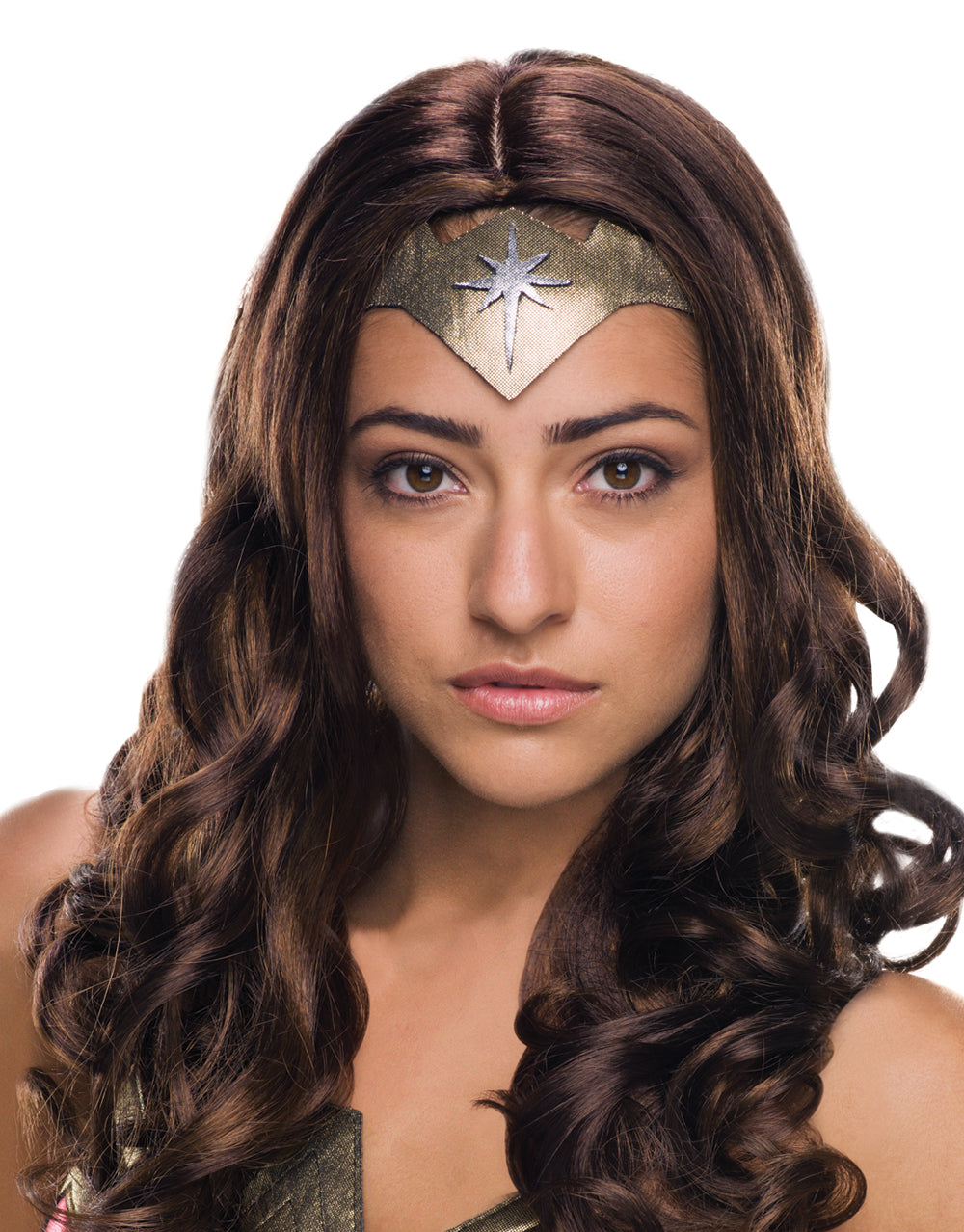 Batman v Superman Wonder Woman wig costume accessory for women.