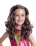 Batman v Superman Wonder Woman wig costume accessory for kids.