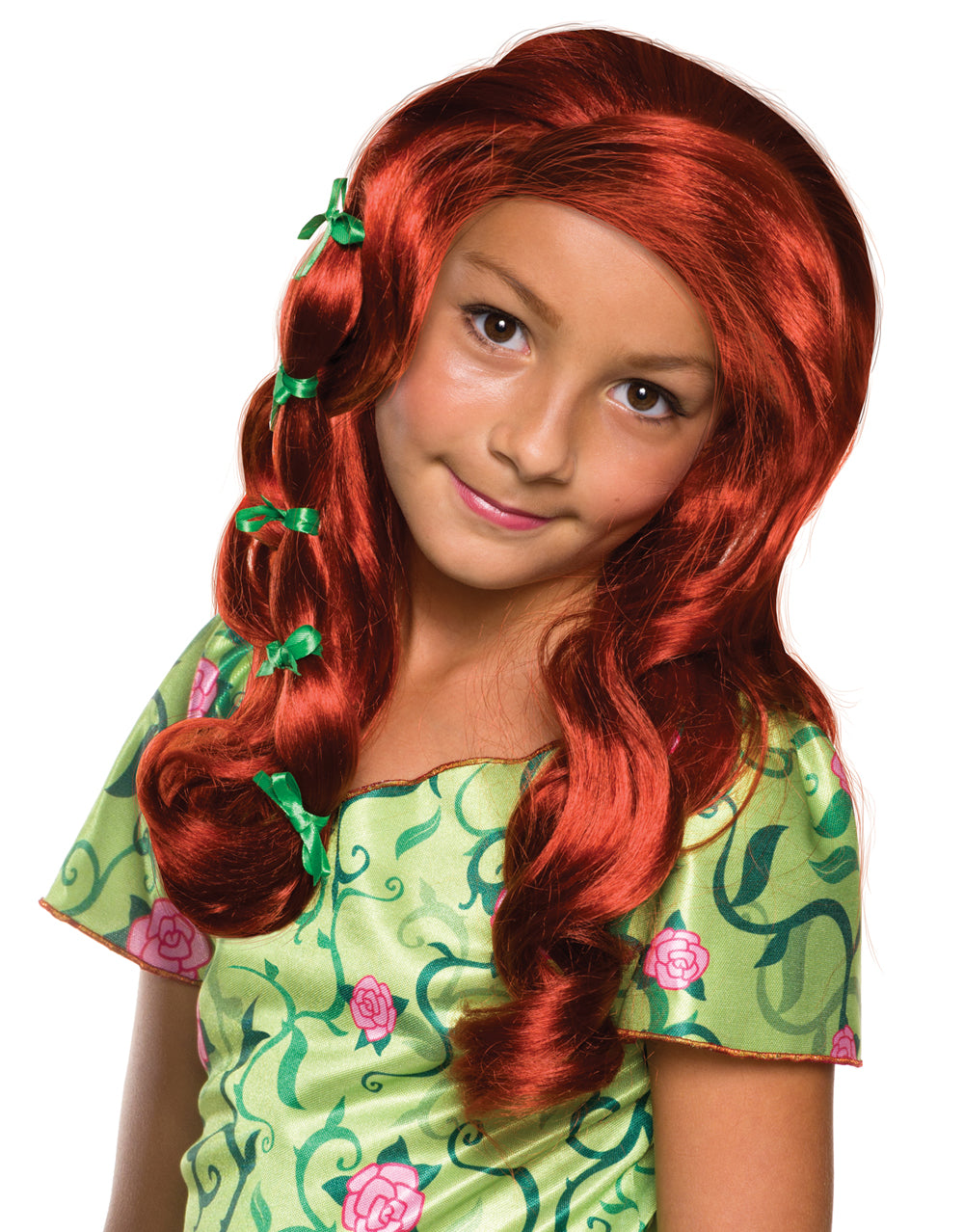 Poison Ivy wig costume accessory for kids.