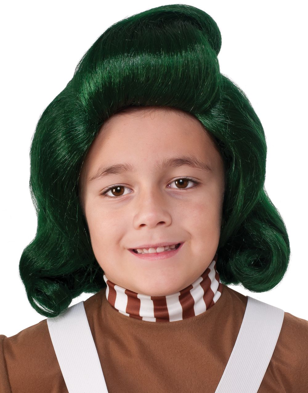 Charlie and the Chocolate Factory Oompa Loompa wig costume accessory for kids.