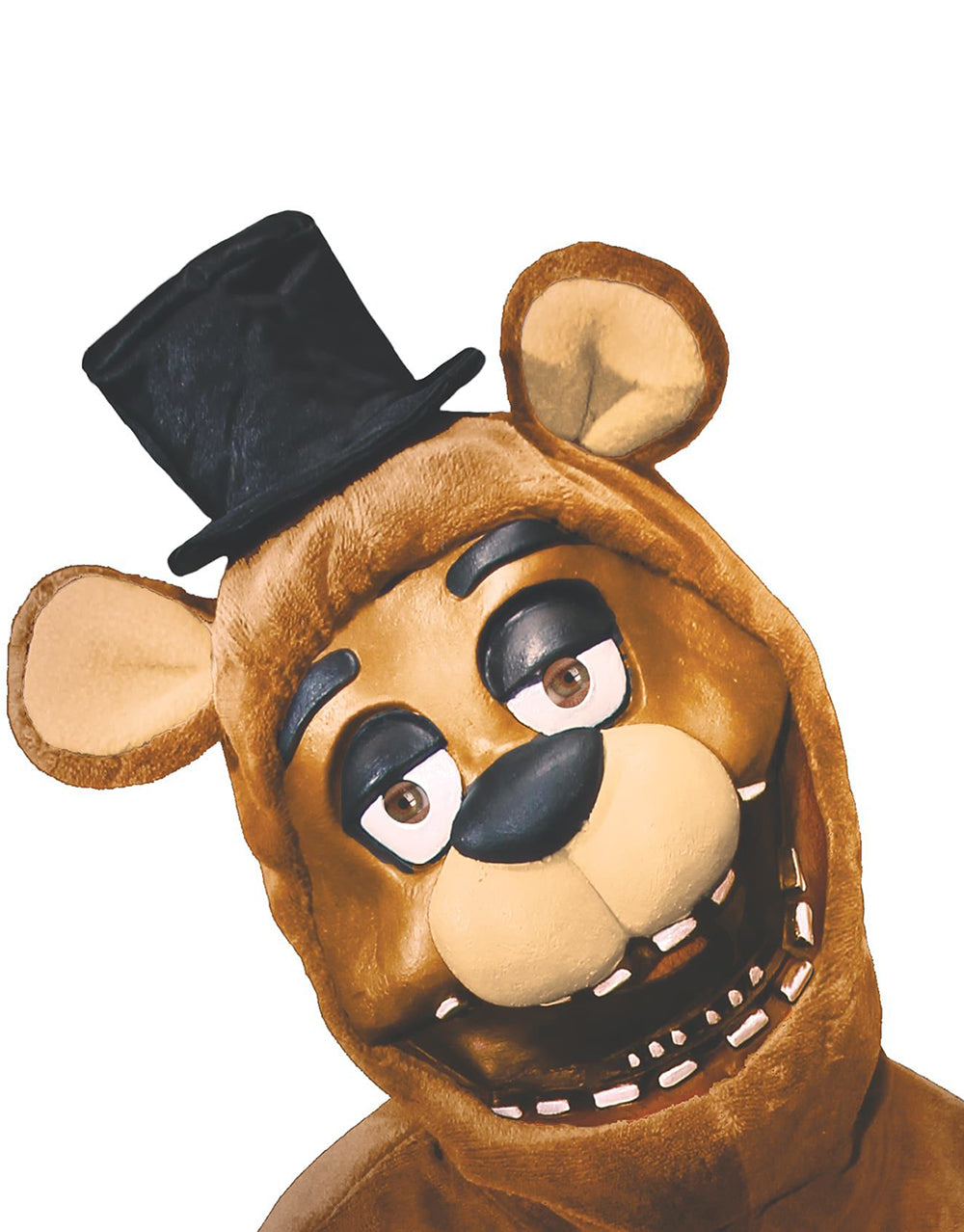 Five Nights at Freddy's scary bear mask costume accessory for adults.