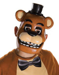 Five Nights at Freddy's scary bear half mask costume accessory for kids.
