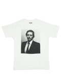 Walken photo graphic on a white adult t-shirt.