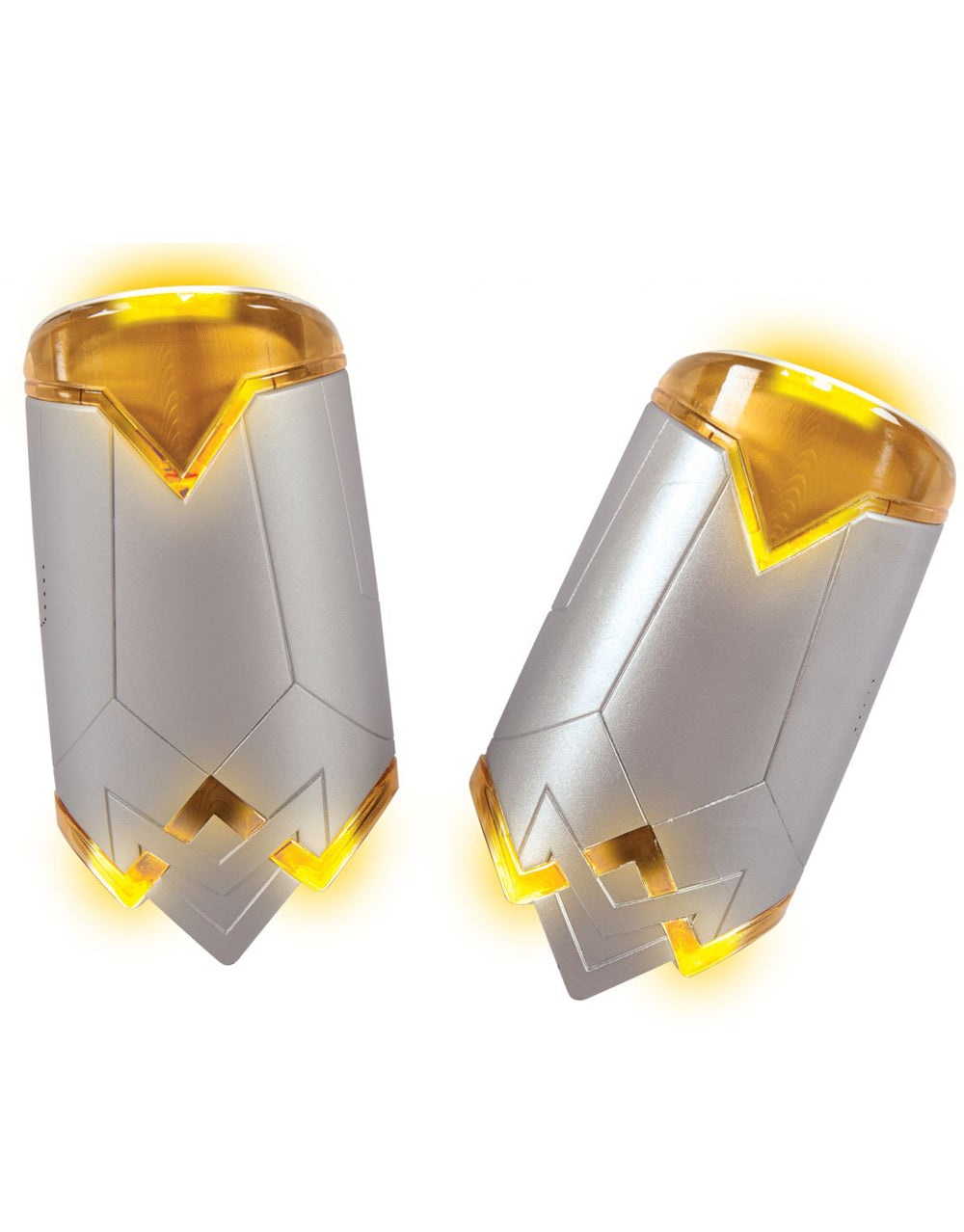 Justice League Wonder Woman light up gauntlets costume accessory for kids.