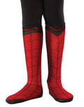 Spider-Man Homecoming boot tops costume accessory for kids.