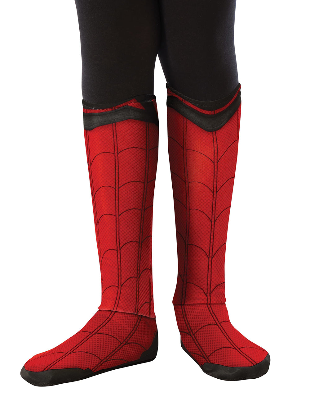 Spider-Man Homecoming boot tops costume accessory for kids.