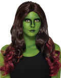 Guardians of the Galaxy Vol. 2 Gamora wig costume accessory for women.