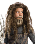 Justice League Aquaman Kids Beard And wig costume accessory for kids.