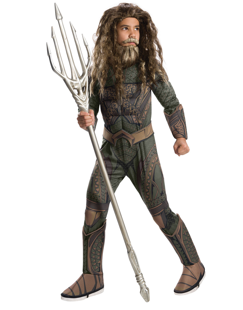 Justice League Aquaman trident costume accessory for kids and adults.
