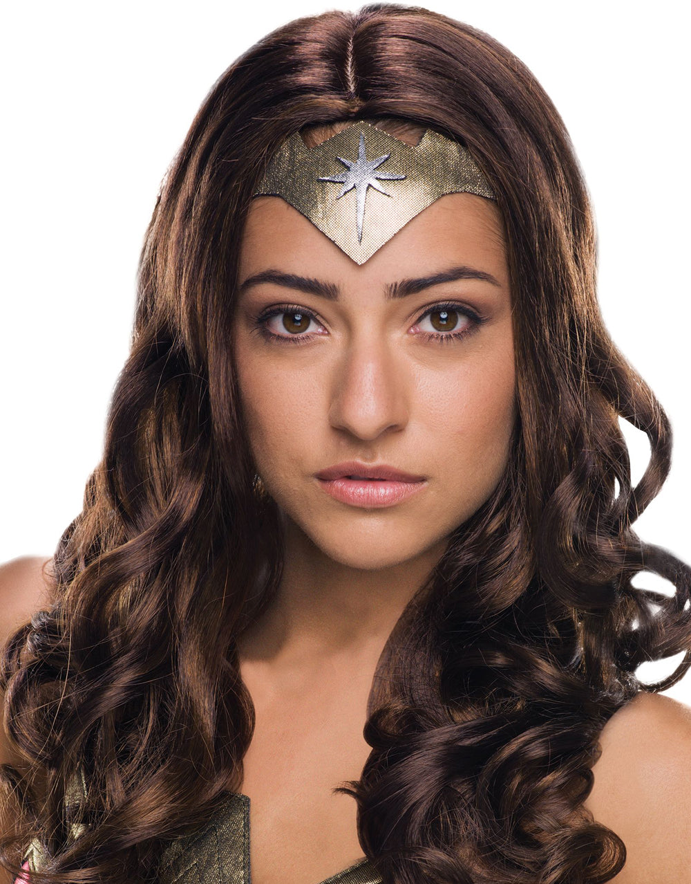 Justice League Wonder Woman Womens Secret Wishes wig costume accessory for women.