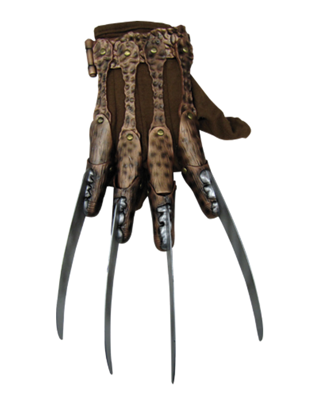 A Nightmare on Elm Street Freddy Krueger deluxe glove costume accessory for adults.