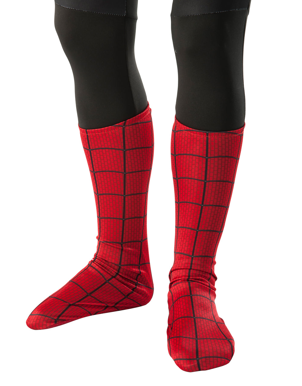 The Amazing Spider-Man boot tops costume accessory for kids.