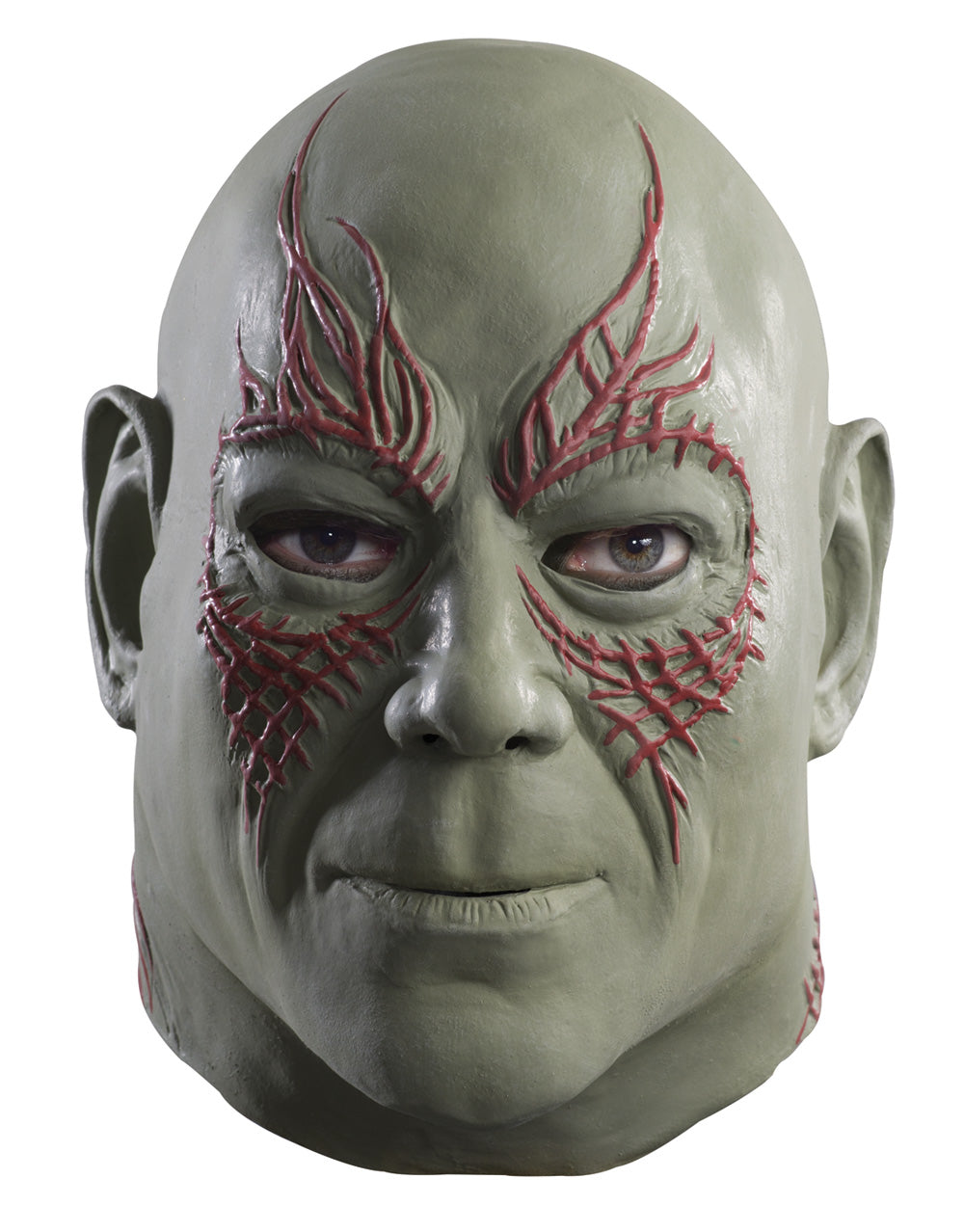 Guardians of the Galaxy Drax the Destroyer deluxe latex mask costume accessory for adults.