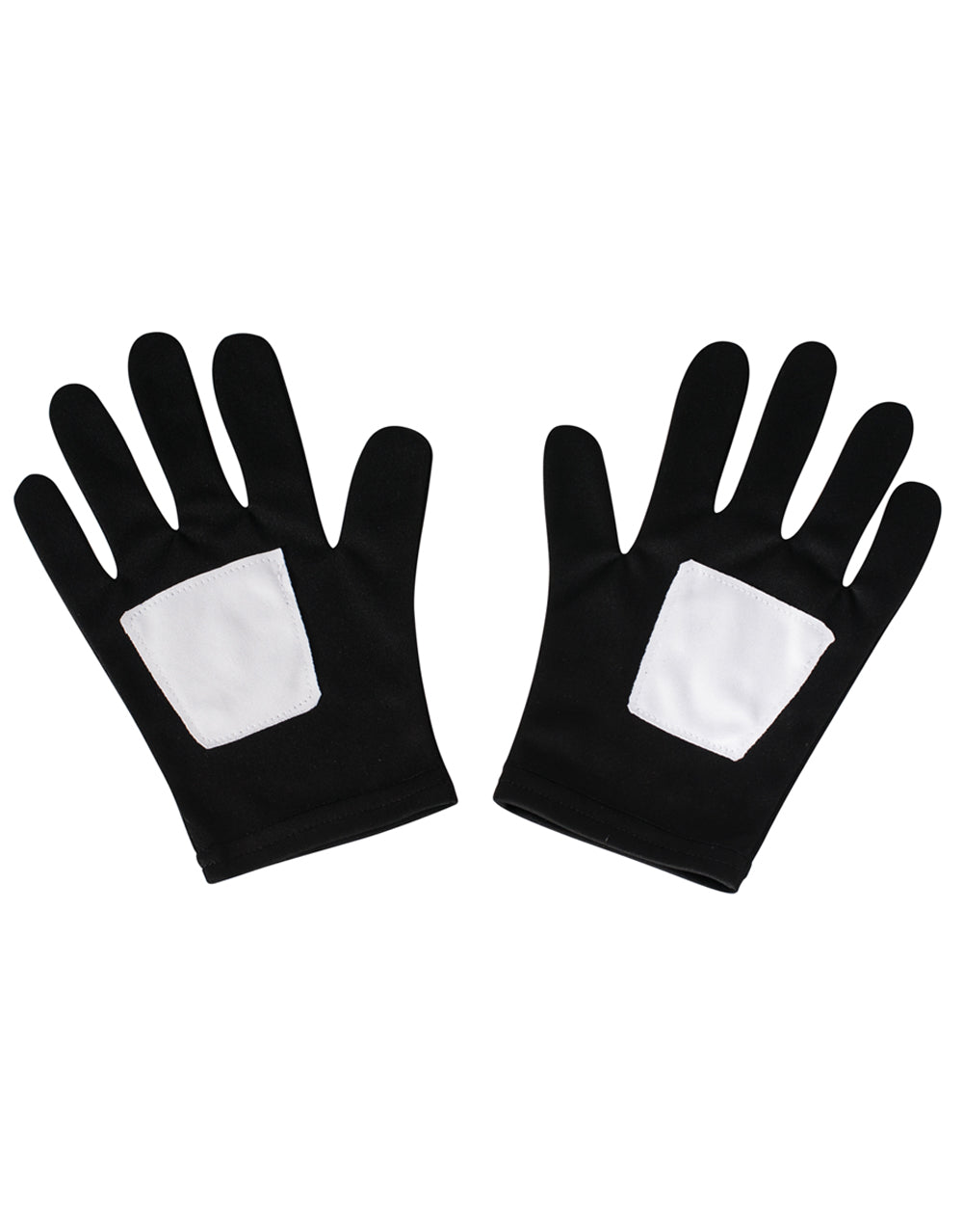 Ultimate Spider-Man black gloves costume accessory for kids.