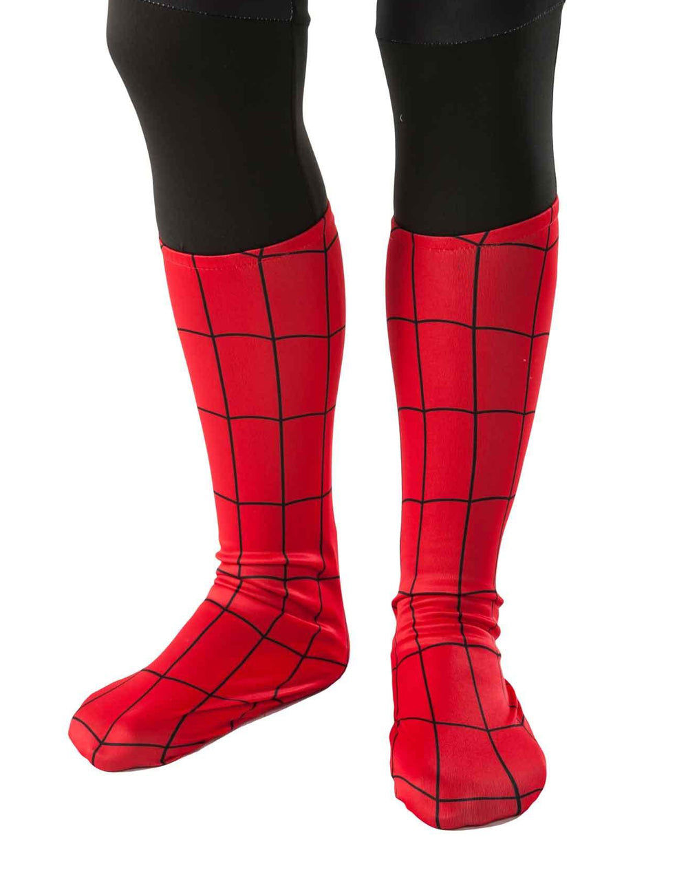 Ultimate Spider-Man boot covers costume accessory for kids.
