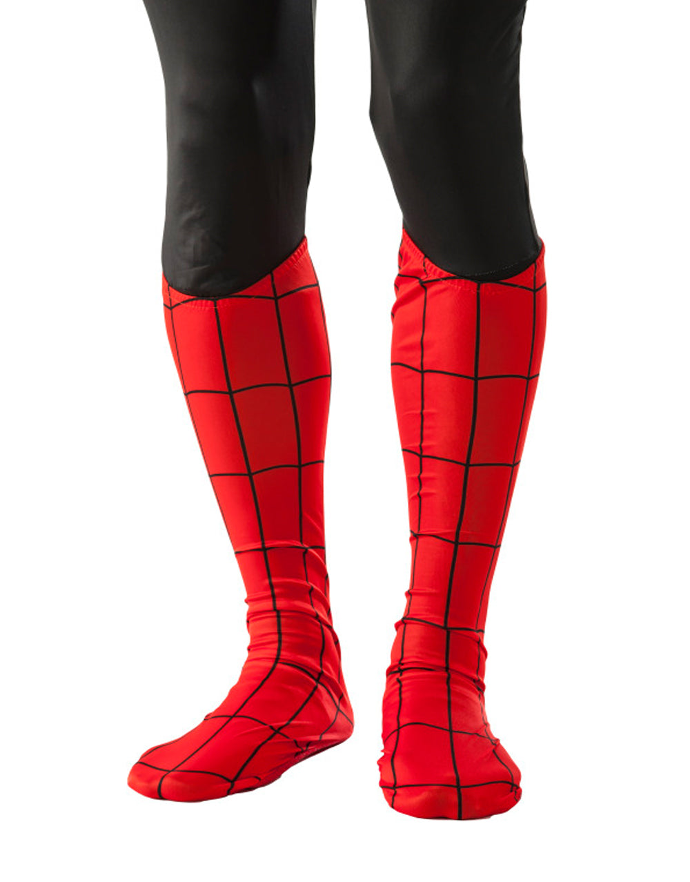 Marvel Comics Spider-Man boot covers costume accessory for adults.